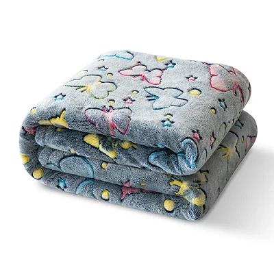 Butterfly Pattern Luminous Blanket