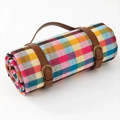 Custom Logo Waterproof PInic Blanket