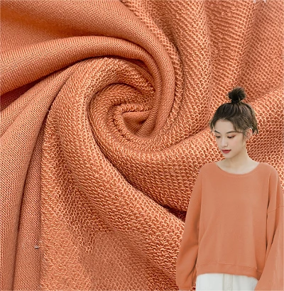 Poliestrska pletena tkanina s hoodie