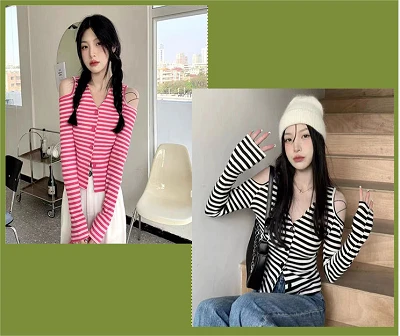 Rib Knitted Fabric For Shirting