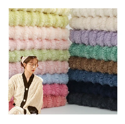Jacquard pletenje sherpa blaga