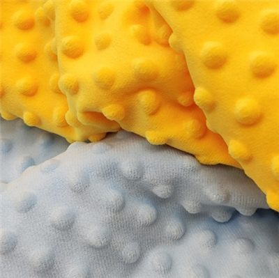 Minky Dot Dott Coral tkanina