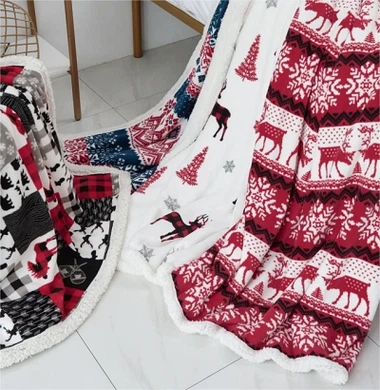 Odeja Sherpa s tiskom