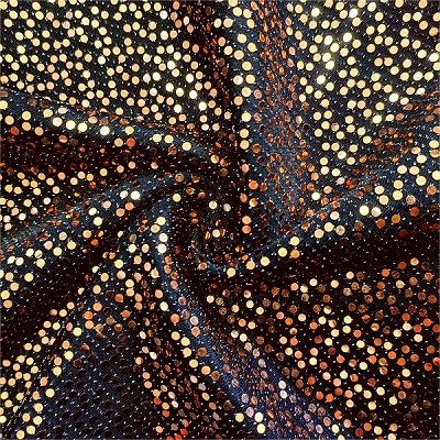 Elastic Gloden Color Lurex tkanina