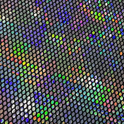 Holographic Stretch Sequin Fabric